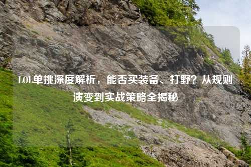 LOL单挑深度解析，能否买装备、打野？从规则演变到实战策略全揭秘