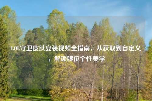 LOL守卫皮肤安装视频全指南，从获取到自定义，解锁眼位个性美学