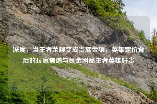 深度，当王者荣耀变成贵族荣耀，英雄定价背后的玩家焦虑与氪金困局王者英雄好贵