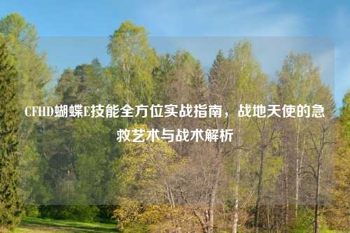 CFHD蝴蝶E技能全方位实战指南，战地天使的急救艺术与战术解析