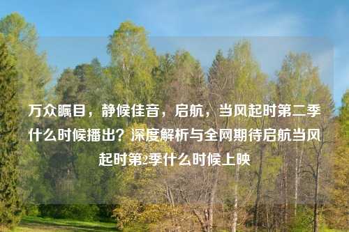 万众瞩目，静候佳音，启航，当风起时第二季什么时候播出？深度解析与全网期待启航当风起时第2季什么时候上映