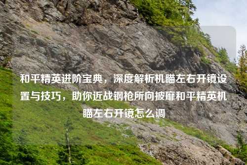 和平精英进阶宝典，深度解析机瞄左右开镜设置与技巧，助你近战钢枪所向披靡和平精英机瞄左右开镜怎么调