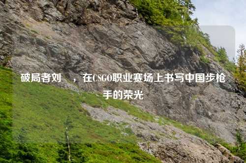 破局者刘頔，在CSGO职业赛场上书写中国步     的荣光
