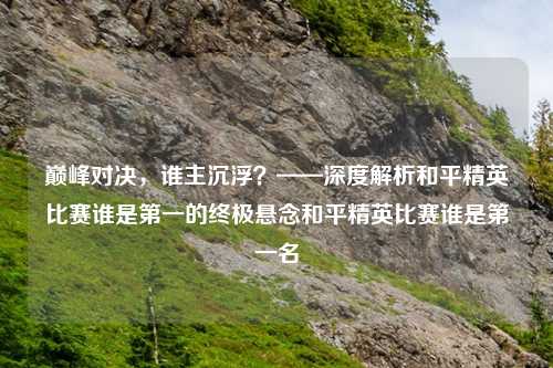 巅峰对决，谁主沉浮？——深度解析和平精英比赛谁是之一的终极悬念和平精英比赛谁是之一名