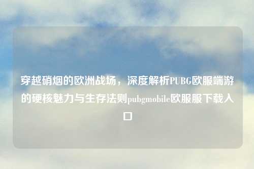 穿越硝烟的欧洲战场，深度解析PUBG欧服端游的硬核魅力与生存法则pubgmobile欧服服下载入口
