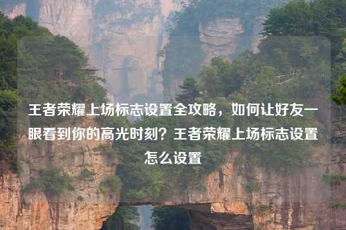 王者荣耀上场标志设置全攻略，如何让好友一眼看到你的高光时刻？王者荣耀上场标志设置怎么设置