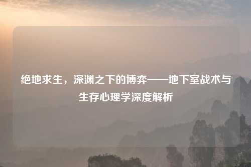 绝地求生，深渊之下的博弈——地下室战术与生存心理学深度解析