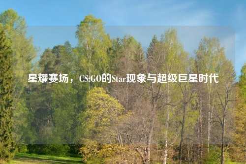 星耀赛场，CS:GO的Star现象与超级巨星时代