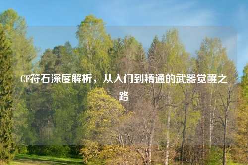 CF符石深度解析，从入门到精通的武器觉醒之路
