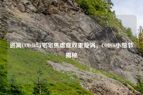 逃离COD16与宅宅焦虑症双重漩涡，COD16小细节揭秘