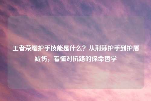 王者荣耀护手技能是什么？从荆棘护手到护盾减伤，看懂对抗路的保命哲学