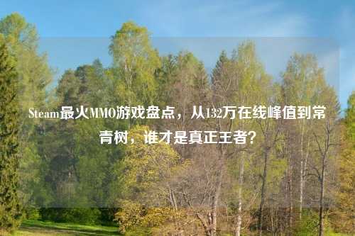 Steam最火MMO游戏盘点，从132万在线峰值到常青树，谁才是真正王者？