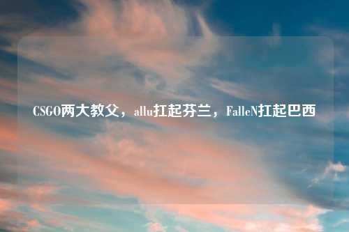 CSGO两大教父，allu扛起芬兰，FalleN扛起巴西